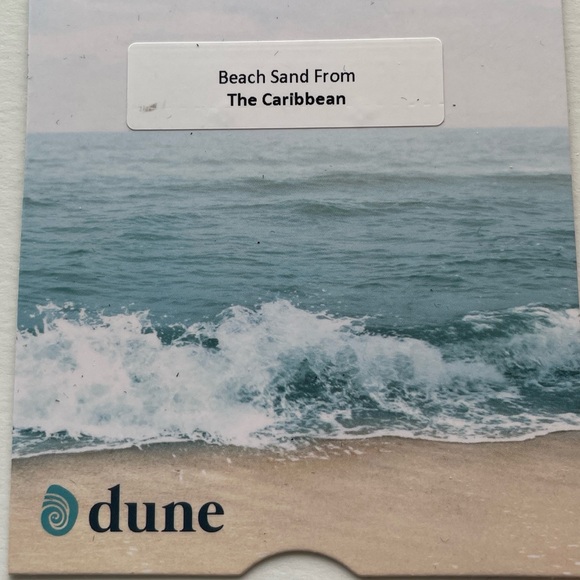 Dune Jewelry, Sand Jewel Leverback Earrings - Heart. Sand from the Caribbean. - Picture 5 of 6